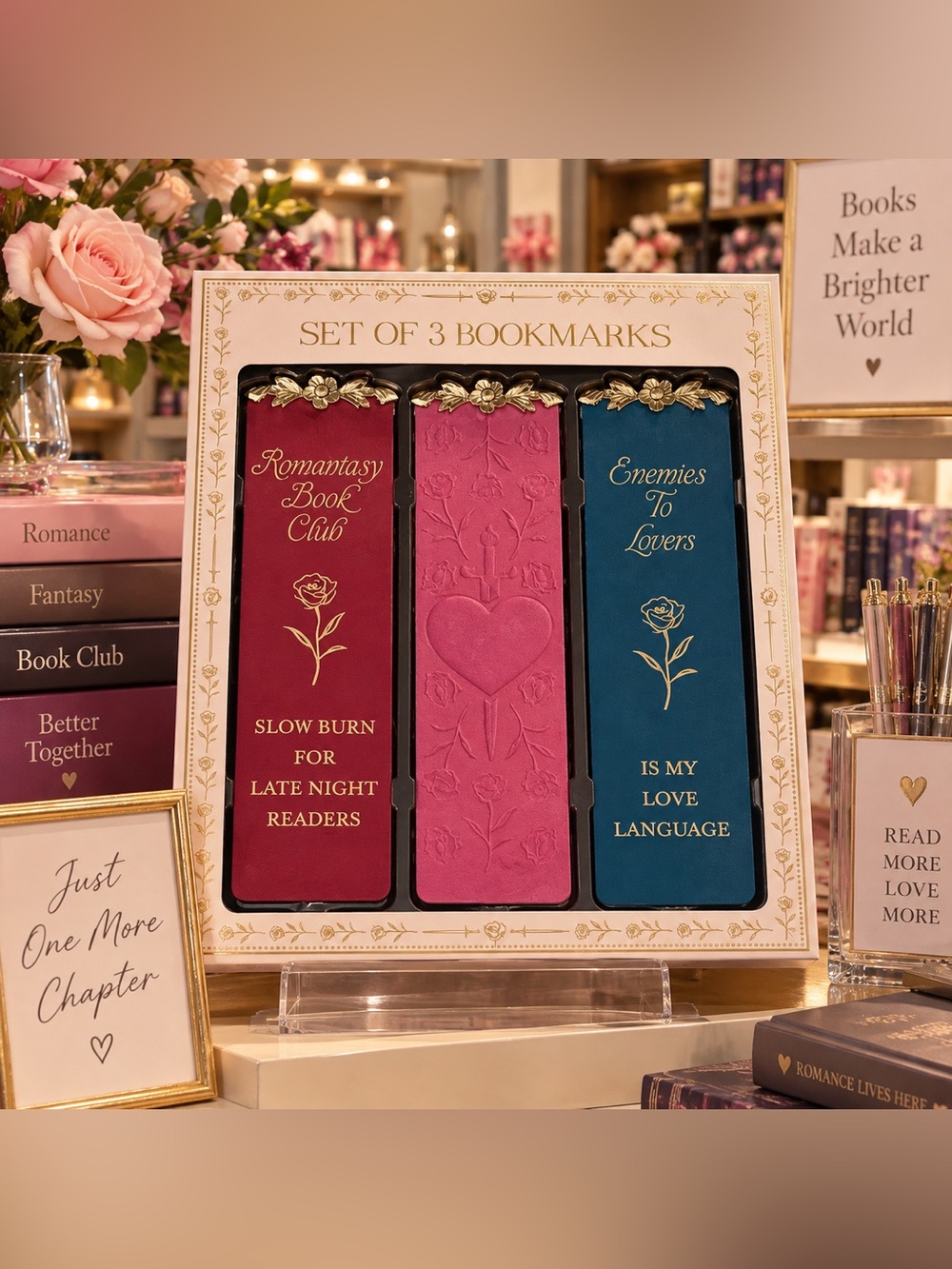Set of 3 Booktok Theme Bookmarks